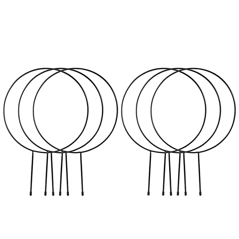 6 Packs Of Metal Garden Stand Iron Plant Climbing Stand Flower Pot Stand, Used To Support Cucumber, Clematis Round
6 Packs Of Metal Garden Stand Iron Plant Climbing Stand Flower Pot Stand, Used To Support Cucumber, Clematis Round