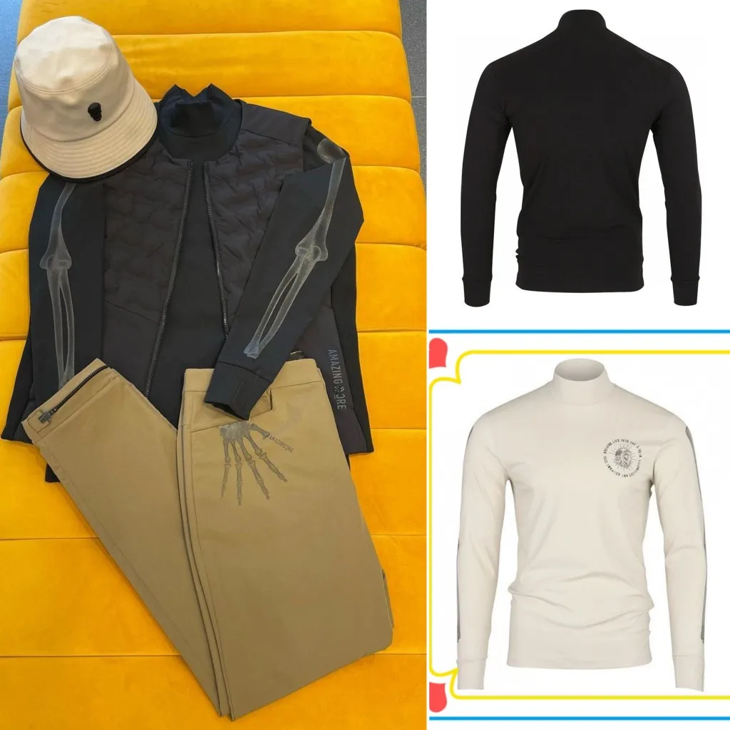 Foreign trade South Korea original single Golf clothing men's long sleeve T-shirt new style of everything stand collar slim-fit
Foreign trade South Korea original single Golf clothing men's long sleeve T-shirt new style of everything stand collar slim-fit