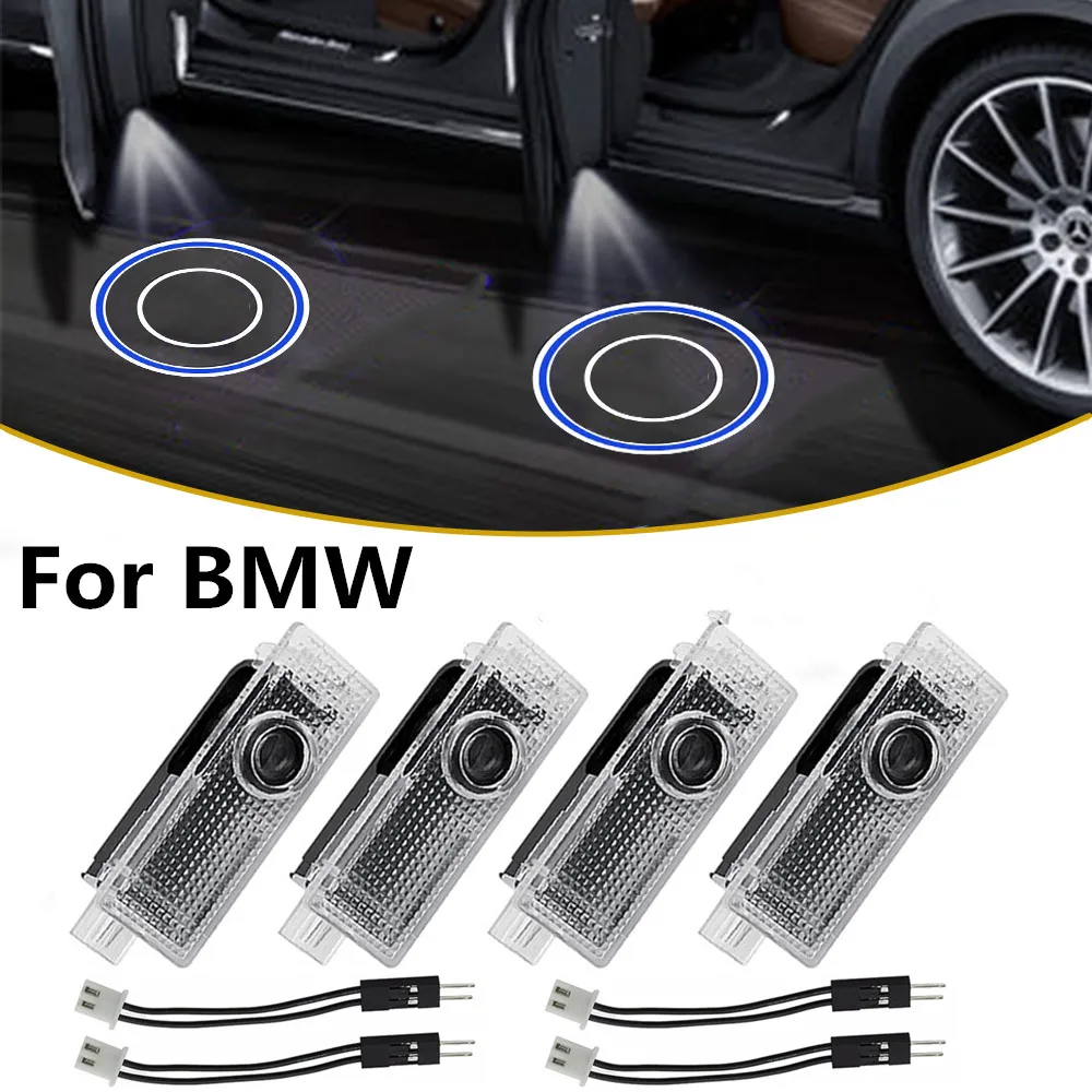 2pcs For BMW X5 E46 E60 E90 F10 F20 X1 X3 E92 E87 3 5 7 Series Led Car Door Logo Light Laser Projector Courtesy Lamp Accessories 
2pcs For BMW X5 E46 E60 E90 F10 F20 X1 X3 E92 E87 3 5 7 Series Led Car Door Logo Light Laser Projector Courtesy Lamp Accessories