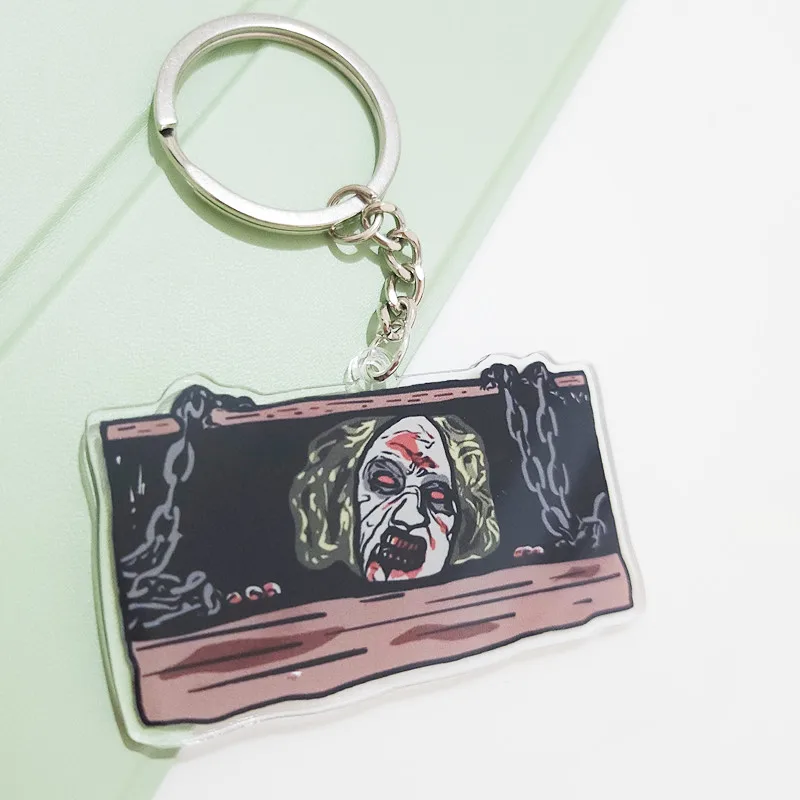 New 1pcs Cute Cool Horror Keychain Movie Fans Gift Unique Keychain New Acrylic Keychain Women Personalized Gift
New 1pcs Cute Cool Horror Keychain Movie Fans Gift Unique Keychain New Acrylic Keychain Women Personalized Gift