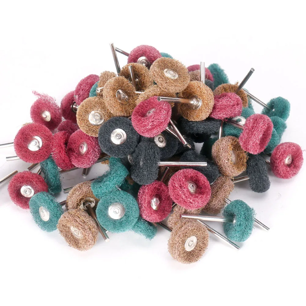 10pcs Mini Brush Scouring Pad Abrasive Wheel Nylon Fiber Grinding Sanding Head Buffing Polishing Wheel For Rotary Tools
10pcs Mini Brush Scouring Pad Abrasive Wheel Nylon Fiber Grinding Sanding Head Buffing Polishing Wheel For Rotary Tools