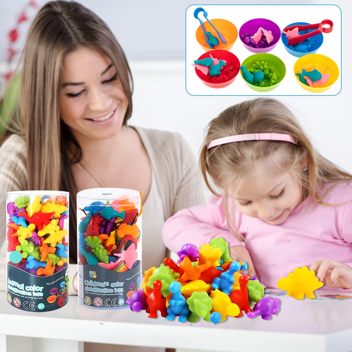 New Kids Counting Toy Colorful Cute Cartoon Montessori Sorting Toy Animal Matching Game Toy Toddlers Early Educational Toy with
New Kids Counting Toy Colorful Cute Cartoon Montessori Sorting Toy Animal Matching Game Toy Toddlers Early Educational Toy with