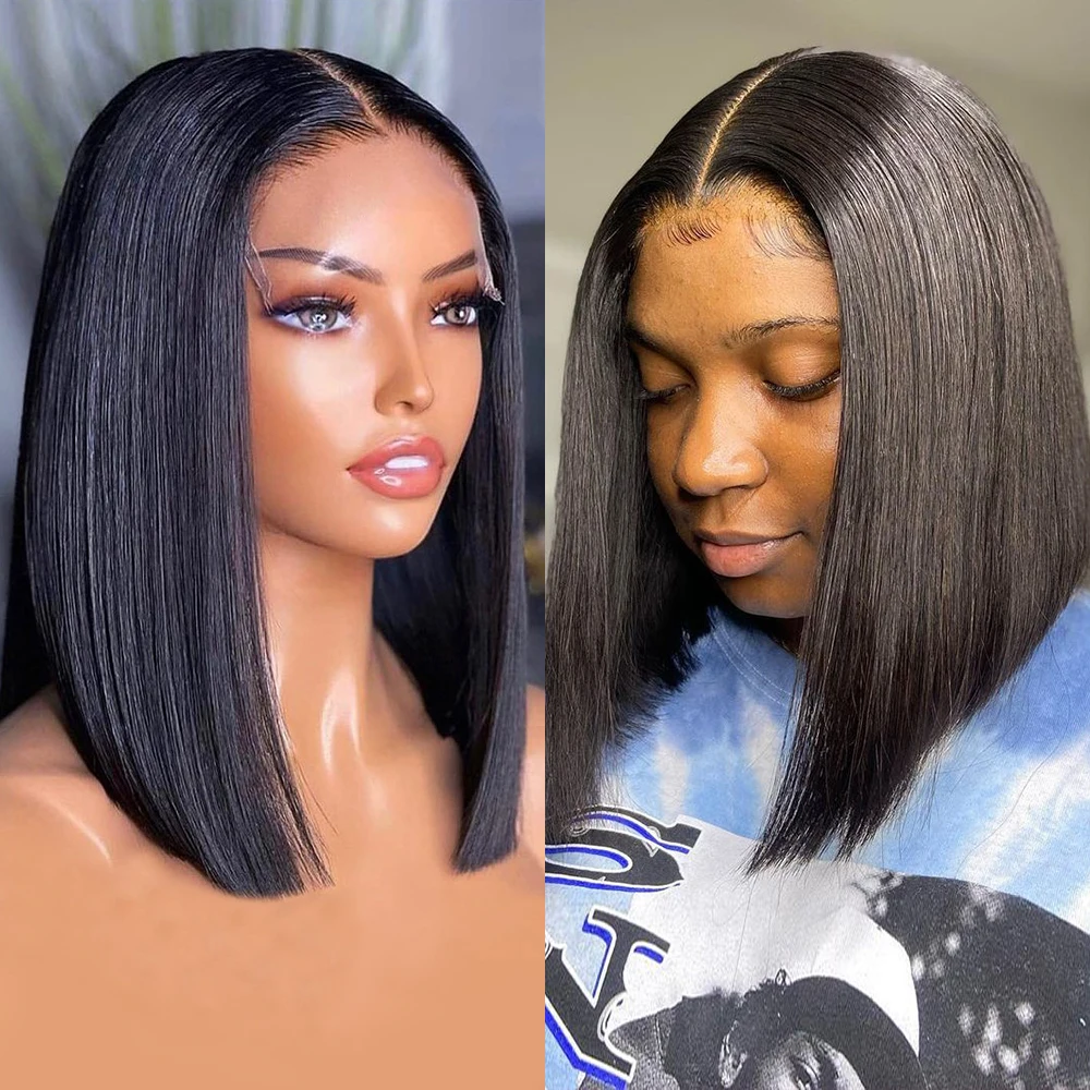 Short Bob Wig Straight 13x1 T Part Human Hair Wigs for Black Women Pre Plucked Transparent Frontal Wig Brazilian Lace Wigs
Short Bob Wig Straight 13x1 T Part Human Hair Wigs for Black Women Pre Plucked Transparent Frontal Wig Brazilian Lace Wigs