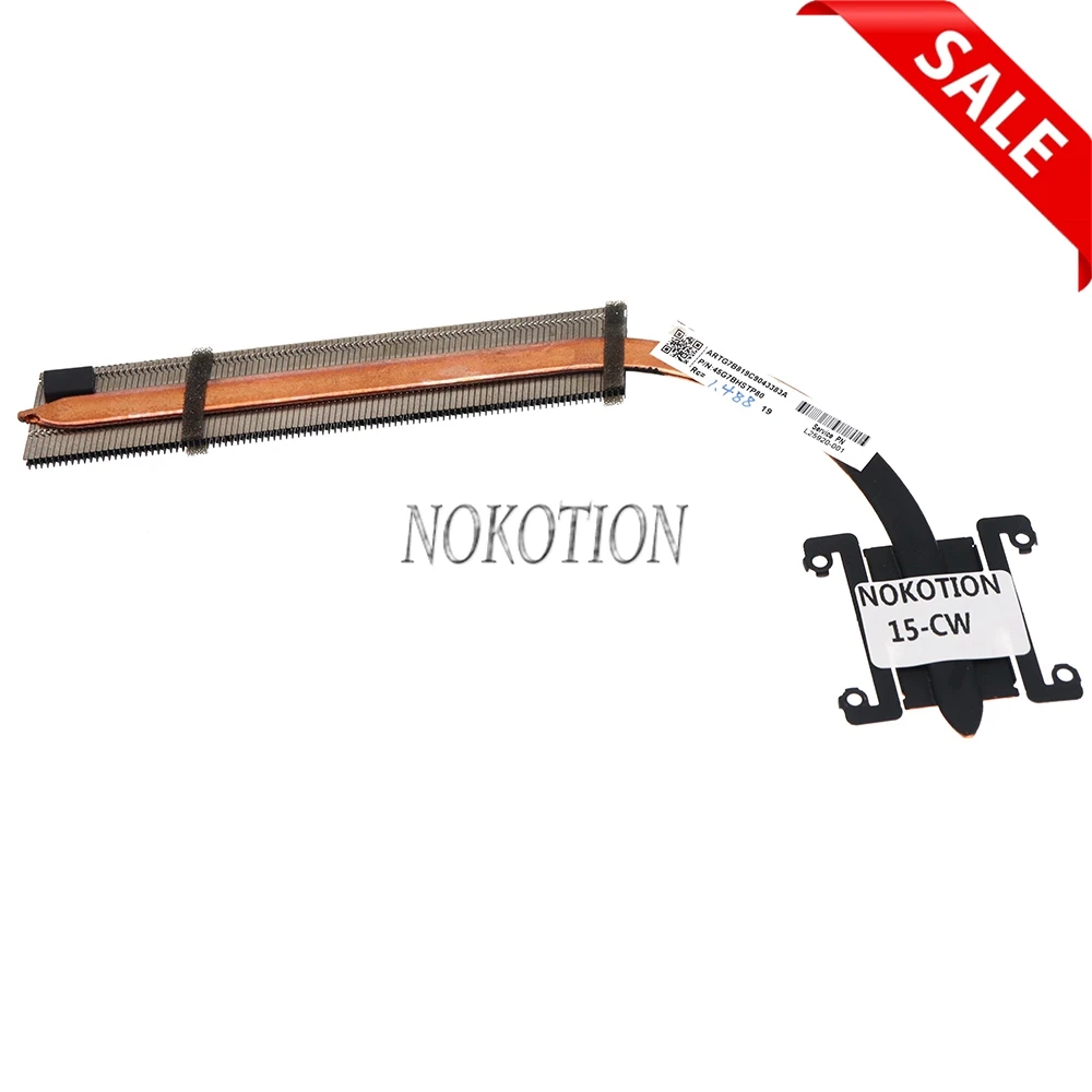 NOKOTION L25920-001 DAG7BJMB8C0 Model G7BJ For HP Pavilion 15-CW 15-cw1063wm Series Laptop Heatsink cooler heater
NOKOTION L25920-001 DAG7BJMB8C0 Model G7BJ For HP Pavilion 15-CW 15-cw1063wm Series Laptop Heatsink cooler heater