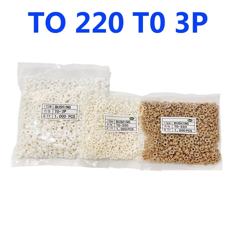 Free Shipping 200Pcs TO-220 T0-3P Transistor Plastic Insulation Washer + 200Pcs TO-220 T0-3P Isolated Silicone Pad Sheet Strip
Free Shipping 200Pcs TO-220 T0-3P Transistor Plastic Insulation Washer + 200Pcs TO-220 T0-3P Isolated Silicone Pad Sheet Strip