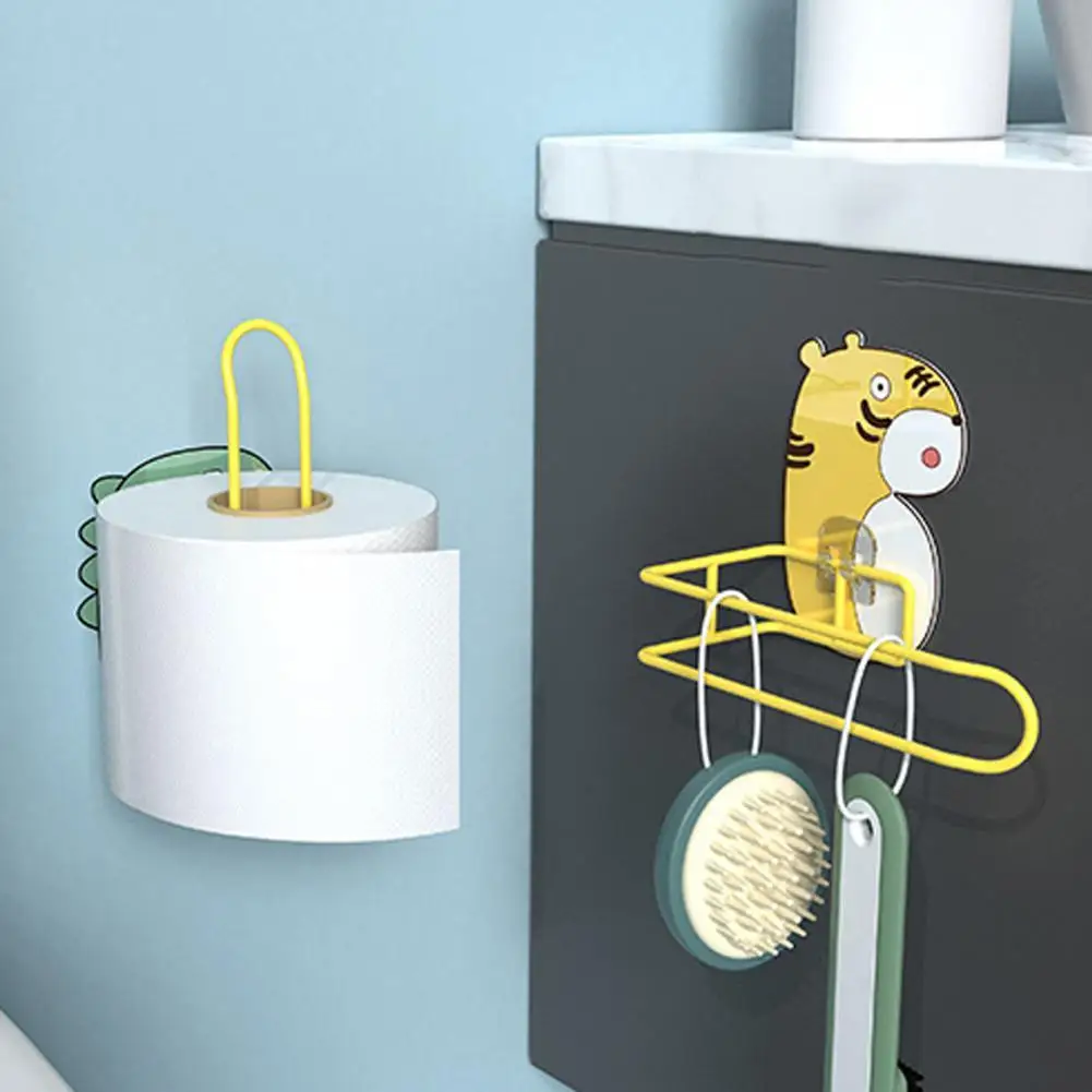 Tissue Holder Wall Mounted No Drilling PVC Cartoon Animal Roll Paper Rack Bathroom Accessories
Tissue Holder Wall Mounted No Drilling PVC Cartoon Animal Roll Paper Rack Bathroom Accessories