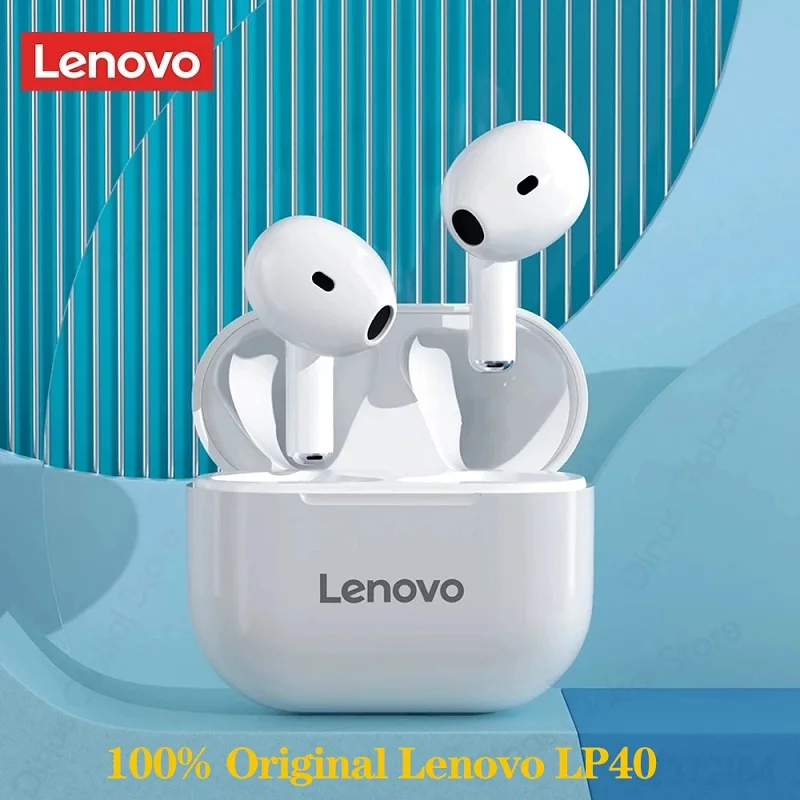 

Lenovo LP40 Bluetooth Earphone In-ear Wireless Earbuds Magnetic Neckband Headset IPX5 Waterproof Sport With Noise Cancelling