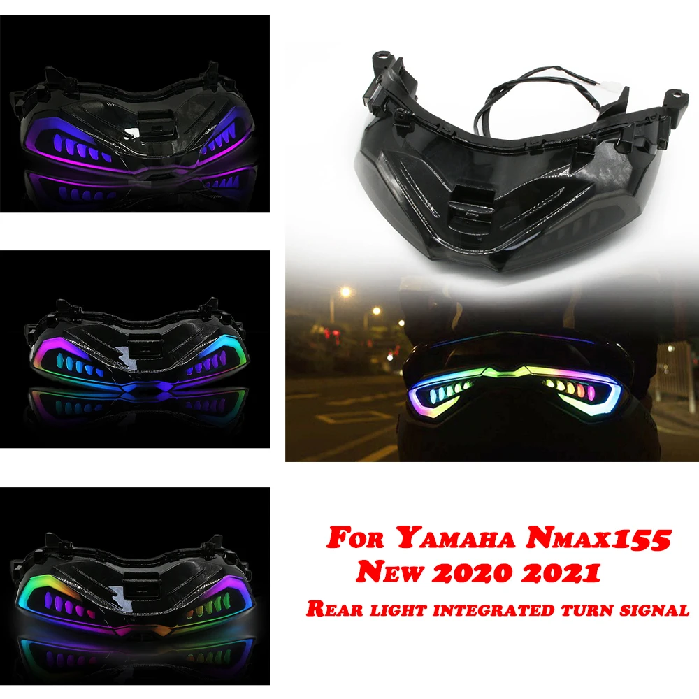 For Yamaha Nmax155 Nmax 155 2020 2021 LED Motor Brake Tail Light Taillight Rear Lamp Integrated Turn Signal Scooter Accessories
For Yamaha Nmax155 Nmax 155 2020 2021 LED Motor Brake Tail Light Taillight Rear Lamp Integrated Turn Signal Scooter Accessories