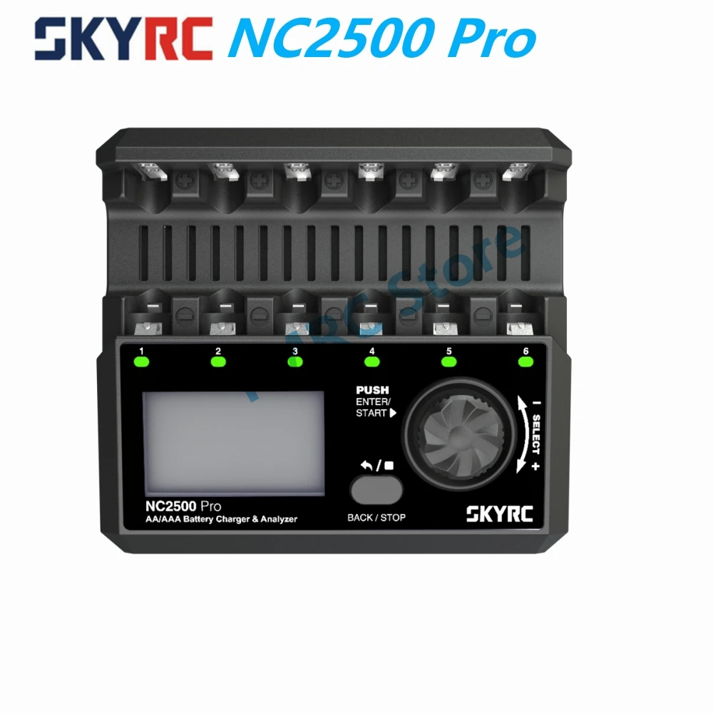 SKYRC NC2500 Pro DC 12V 3A AA/AAA Multi-function Fast Charger Discharger Analyser With LCD Screen,for NiMH/NiCD Battery Charge
SKYRC NC2500 Pro DC 12V 3A AA/AAA Multi-function Fast Charger Discharger Analyser With LCD Screen,for NiMH/NiCD Battery Charge