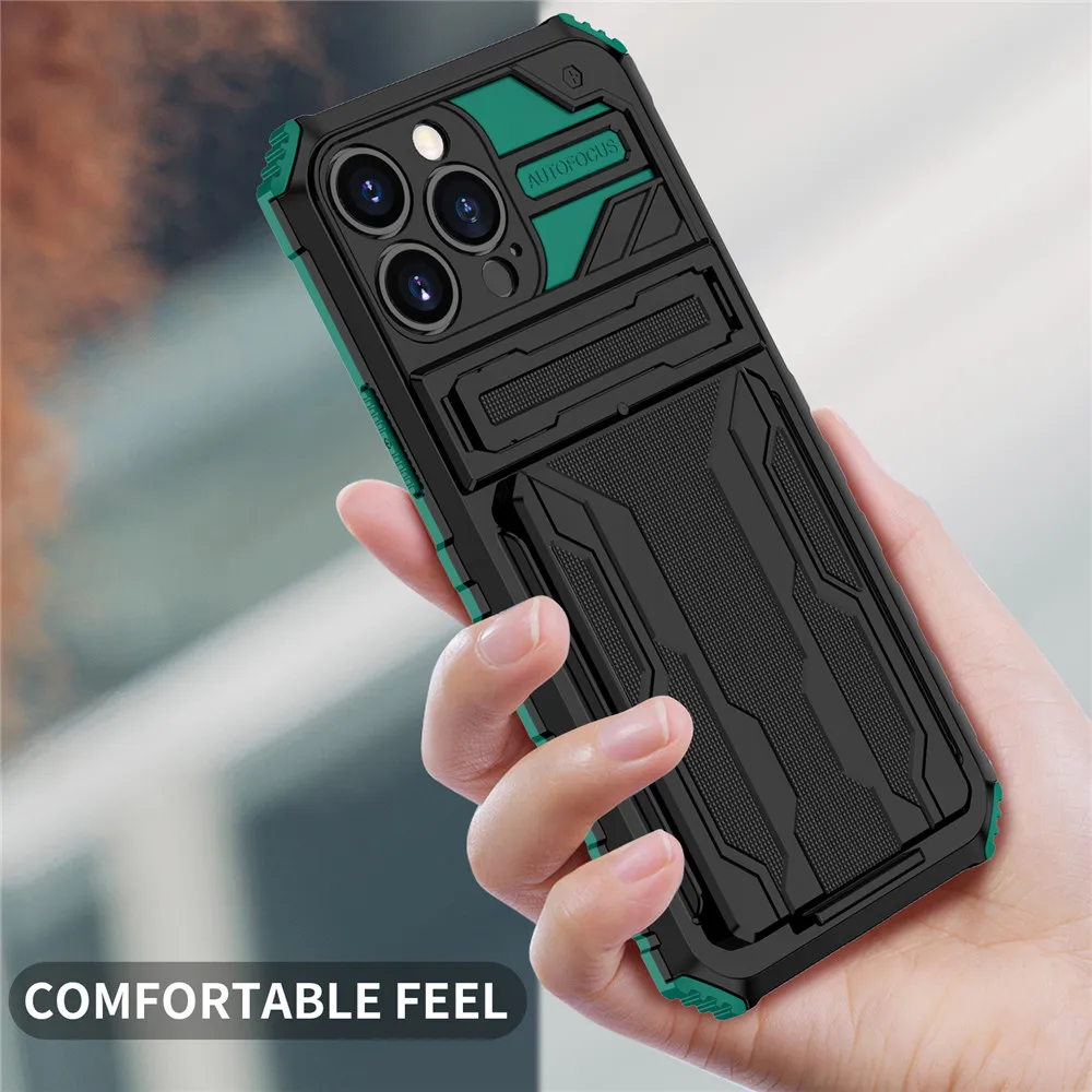 For iPhone14 Pro Max Case iPhone 14 Pro Cover Heavy Duty Kickstand Card Slot Armor Cover For iPhone 14 Plus 14 Pro Funda Coque
For iPhone14 Pro Max Case iPhone 14 Pro Cover Heavy Duty Kickstand Card Slot Armor Cover For iPhone 14 Plus 14 Pro Funda Coque