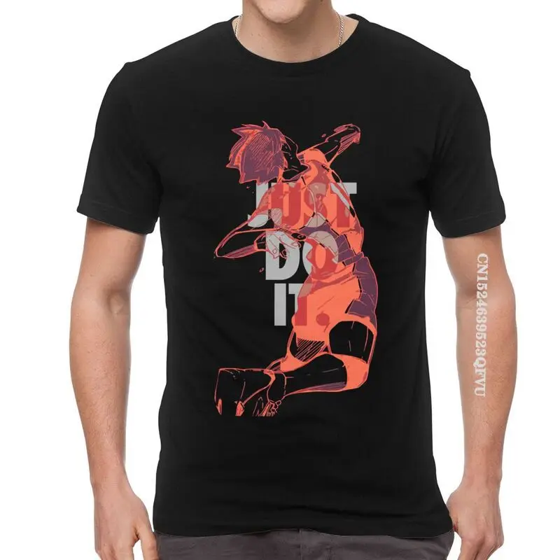 Футболки Haikyuu Shoyo Hinata Fly High, Мужская Необычная футболка, хлопковая Футболка большого размера с рисунком Аниме Манга Haikyu, для волейбола
Футболки Haikyuu Shoyo Hinata Fly High, Мужская Необычная футболка, хлопковая Футболка большого размера с рисунком Аниме Манга Haikyu, для волейбола