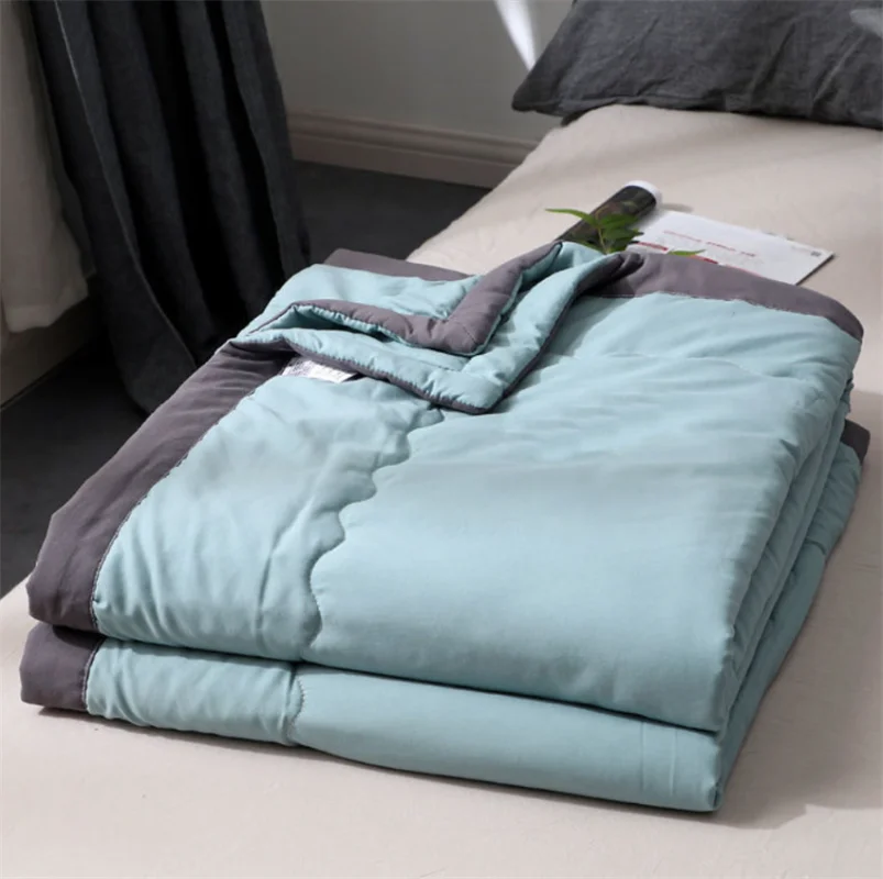 

Quilt Summer Washable Cotton Air-conditioning Quilts Soft Thin Comforter Kids Child Blanket On The Bed Comfort Textile Bedspread