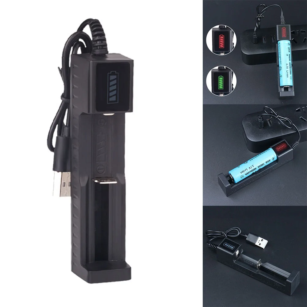 Durable Battery Charger Single Slots Charger USB Charge For 3.7V/4.2V 18650 26650 14500 Li-ion Rechargeable Battery Single Slot
Durable Battery Charger Single Slots Charger USB Charge For 3.7V/4.2V 18650 26650 14500 Li-ion Rechargeable Battery Single Slot