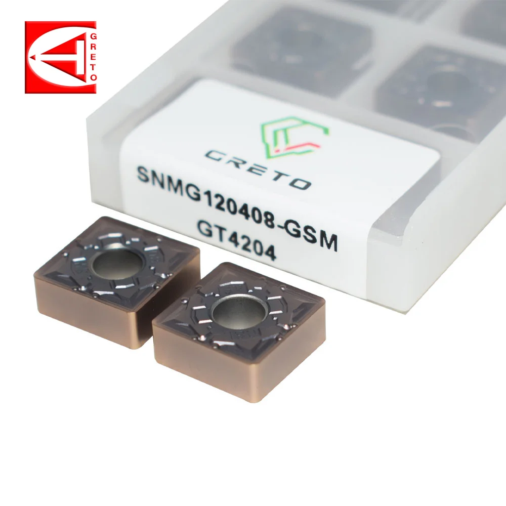GRETO SNMG120408-GSM GT4202 GT4204 твердосплавные лезвия из нержавеющей стали Режущий токарный