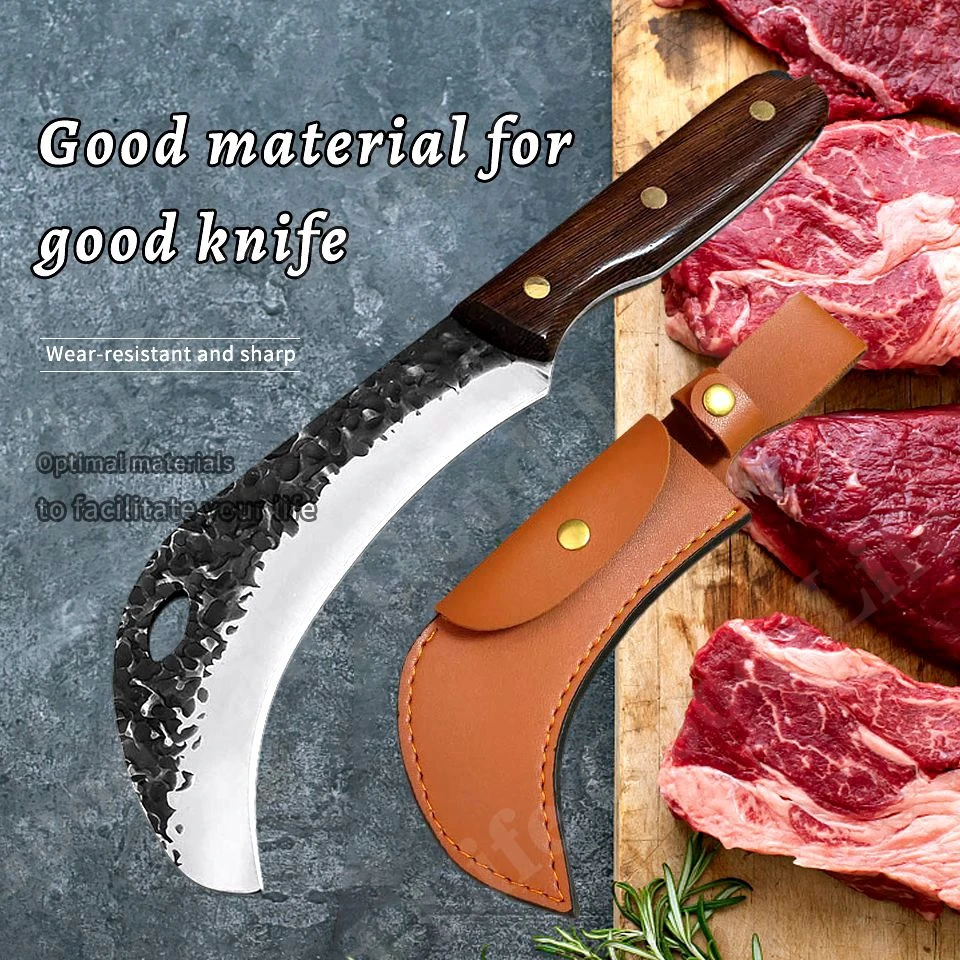 Forged Boning Knife Butcher Knife Kitchen Chef Knives Forged Stainless Steel Meat Cleaver Butcher Vegetable Cutter Slicer
Forged Boning Knife Butcher Knife Kitchen Chef Knives Forged Stainless Steel Meat Cleaver Butcher Vegetable Cutter Slicer