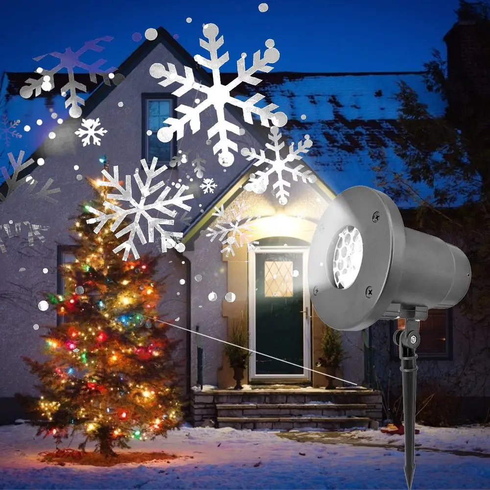 Snowflake Projector LED Light Super Bright Waterproof Lawn Snowflake Remote Halloween Control Yard Lawn Lighting Lamp
Snowflake Projector LED Light Super Bright Waterproof Lawn Snowflake Remote Halloween Control Yard Lawn Lighting Lamp