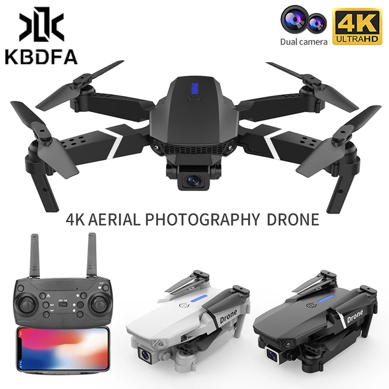 Квадрокоптер KBDFA E88 Pro складной 4K HD Wi-Fi FPV 1080P | Игрушки и хобби