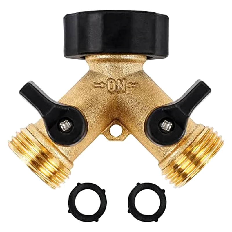 Разветвитель для садового шланга 2 Way Heavy Duty Brass соединитель, кран Splitter Y Splitter 2 Valve с 2 дополнительными резиновыми шайбами
Разветвитель для садового шланга 2 Way Heavy Duty Brass соединитель, кран Splitter Y Splitter 2 Valve с 2 дополнительными резиновыми шайбами