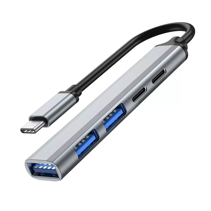 5-Port Type C Hub USB 3.0 2.0 PD Splitter Computer Notebook Accessories for macbook Mobile Phone Extender Gadget Adapter
5-Port Type C Hub USB 3.0 2.0 PD Splitter Computer Notebook Accessories for macbook Mobile Phone Extender Gadget Adapter