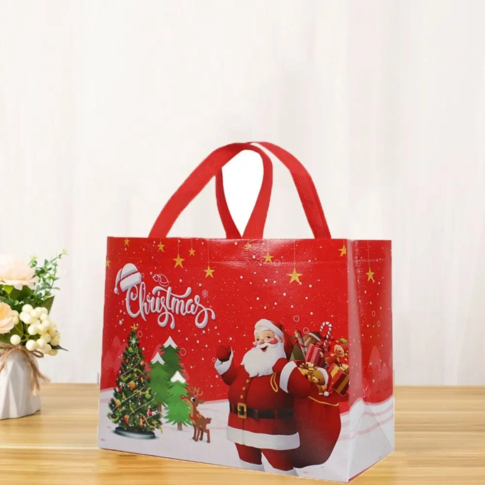 4pcs Printed Christmas Non-woven Fabric Tote Bags Large Capacity Waterproof Christmas Gift Bag Santa Claus Snowman Pattern
4pcs Printed Christmas Non-woven Fabric Tote Bags Large Capacity Waterproof Christmas Gift Bag Santa Claus Snowman Pattern