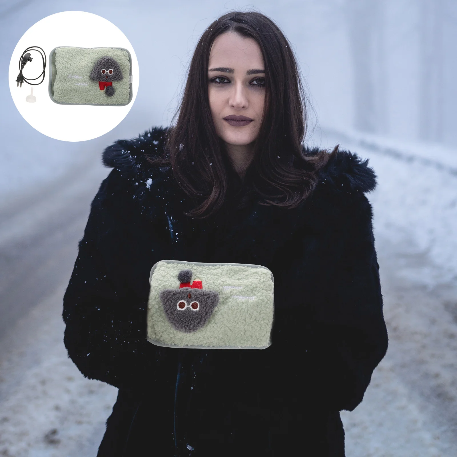 Water Hotbottle Warmer Hand Electric Warm Plush Winter Pouch Heating Rubber Warmers Cover Pad Rechargeable Heat Portable Foot
Water Hotbottle Warmer Hand Electric Warm Plush Winter Pouch Heating Rubber Warmers Cover Pad Rechargeable Heat Portable Foot