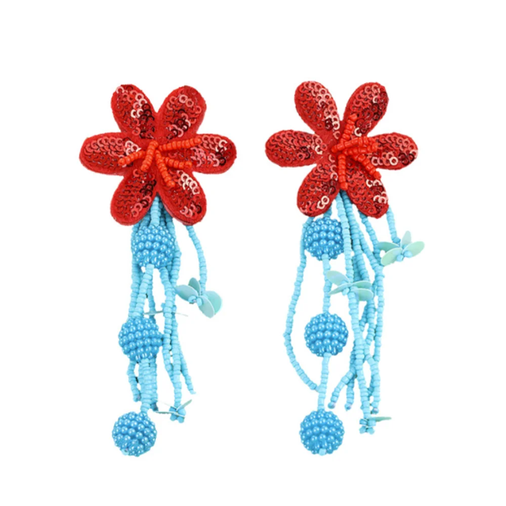 Boho Style Long Small Bead Dangle Earrings For Women Girl Handmade Flower Design Yellow Green Multicolor Drop Earrings Jewelry
Boho Style Long Small Bead Dangle Earrings For Women Girl Handmade Flower Design Yellow Green Multicolor Drop Earrings Jewelry