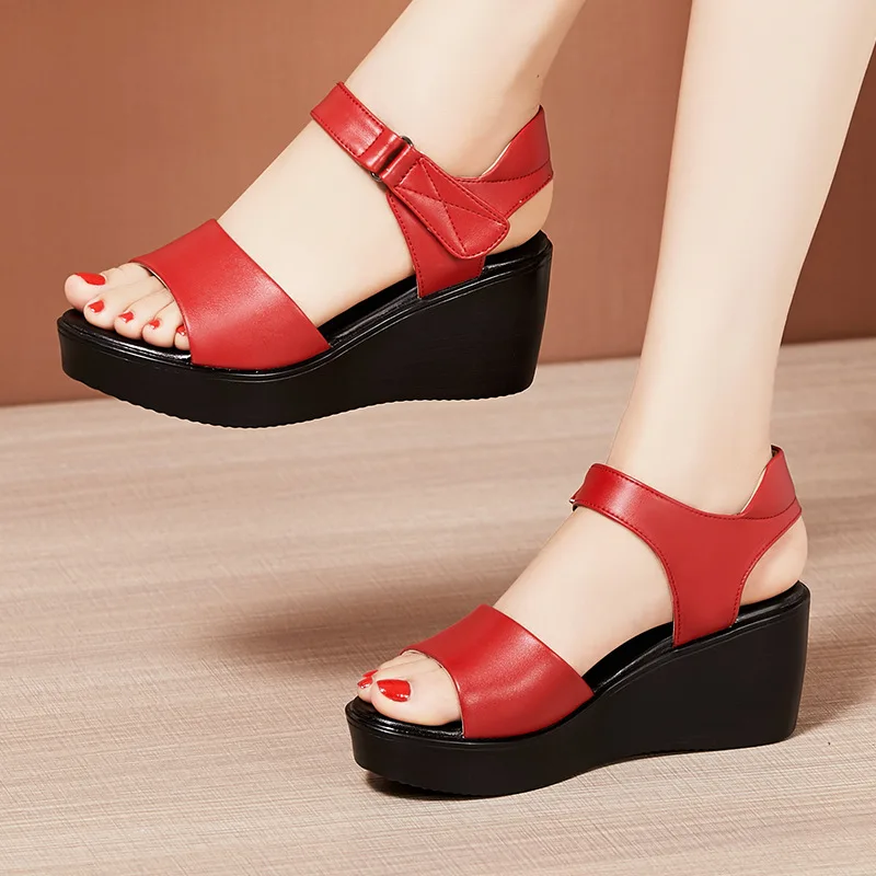 Plus Small Size 32-43 Comfortable Med Heels Platform Sandals for Beach Office Mom 2023 Summer Thick Platform Wedges Shoes Women
Plus Small Size 32-43 Comfortable Med Heels Platform Sandals for Beach Office Mom 2023 Summer Thick Platform Wedges Shoes Women