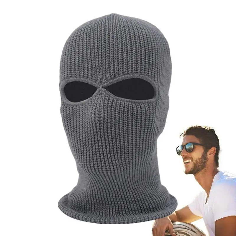Winter Face Cover Knitted Ski Face Cover Winter Face Guard And Shield 3-Hole Full Face Covering Cold Protection Warm Hats Women
Winter Face Cover Knitted Ski Face Cover Winter Face Guard And Shield 3-Hole Full Face Covering Cold Protection Warm Hats Women