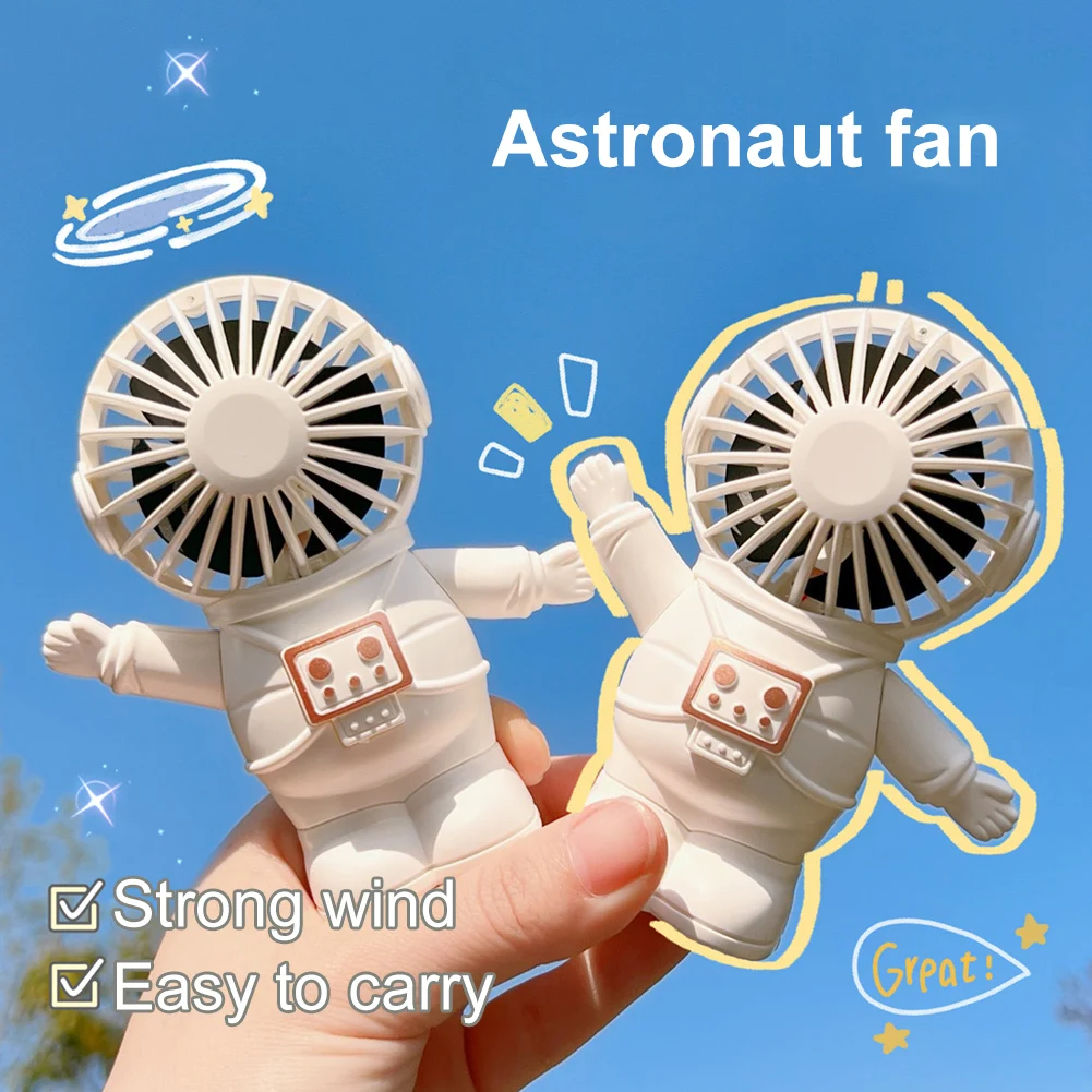 Mini Cartoon Fan Astronaut Fan Portable Handheld Desktop Fan USB Rechargeable Air Cooler Pocket Funny Fan For Indoor Outdoor Use
Mini Cartoon Fan Astronaut Fan Portable Handheld Desktop Fan USB Rechargeable Air Cooler Pocket Funny Fan For Indoor Outdoor Use