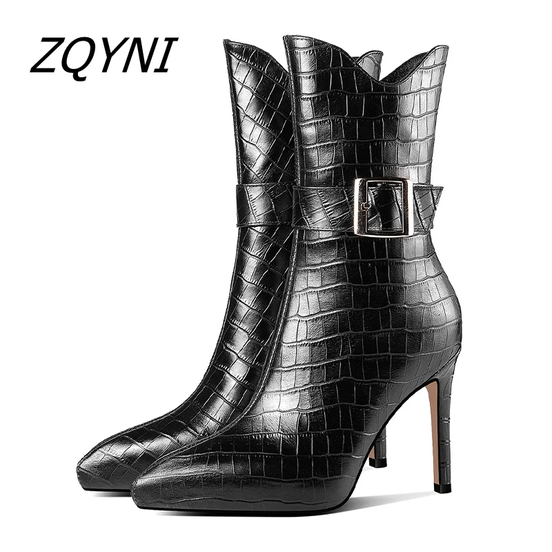 Leather women's flat shoes leather high heels thin high heels riding boots sexy zipper party dance spring and autumn winter 2022
Leather women's flat shoes leather high heels thin high heels riding boots sexy zipper party dance spring and autumn winter 2022