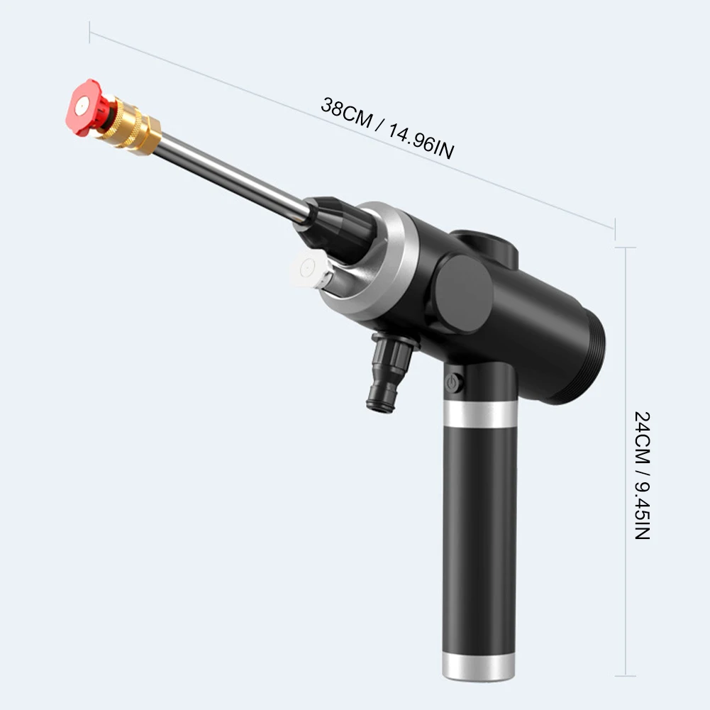 120W Wireless High Pressure Car Wash 25MPa Portable Car Cleaner Rechargeable High Pressure Wash Gun Cleaning Spray Water Gun
120W Wireless High Pressure Car Wash 25MPa Portable Car Cleaner Rechargeable High Pressure Wash Gun Cleaning Spray Water Gun