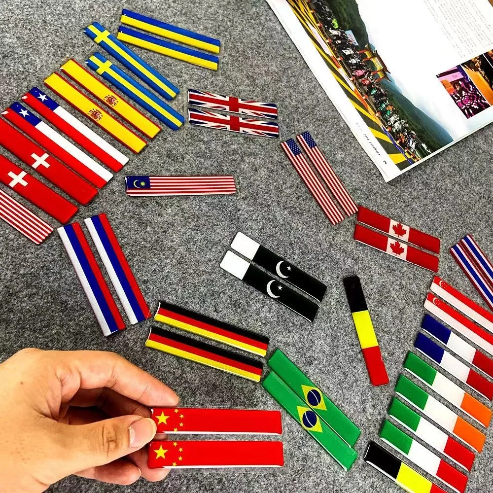 2Pcs 3D Reflective World National Flag Sticker Car Motorcycle Decal Britain Germany France Italy USA Russia Spain Brazil Ukraine
2Pcs 3D Reflective World National Flag Sticker Car Motorcycle Decal Britain Germany France Italy USA Russia Spain Brazil Ukraine