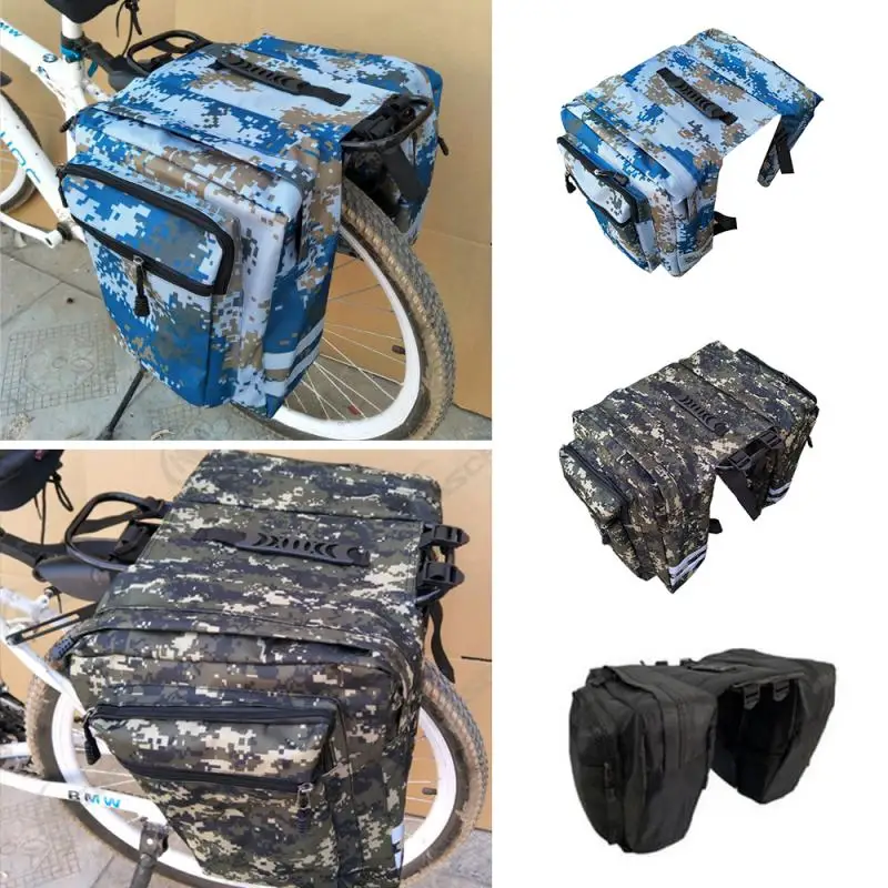 Camouflage Bicycle Seat Bag Large Pack Package After Package Double Tail Bag Mountain Bike Bag Rear Pack Cycling Equipment
Camouflage Bicycle Seat Bag Large Pack Package After Package Double Tail Bag Mountain Bike Bag Rear Pack Cycling Equipment