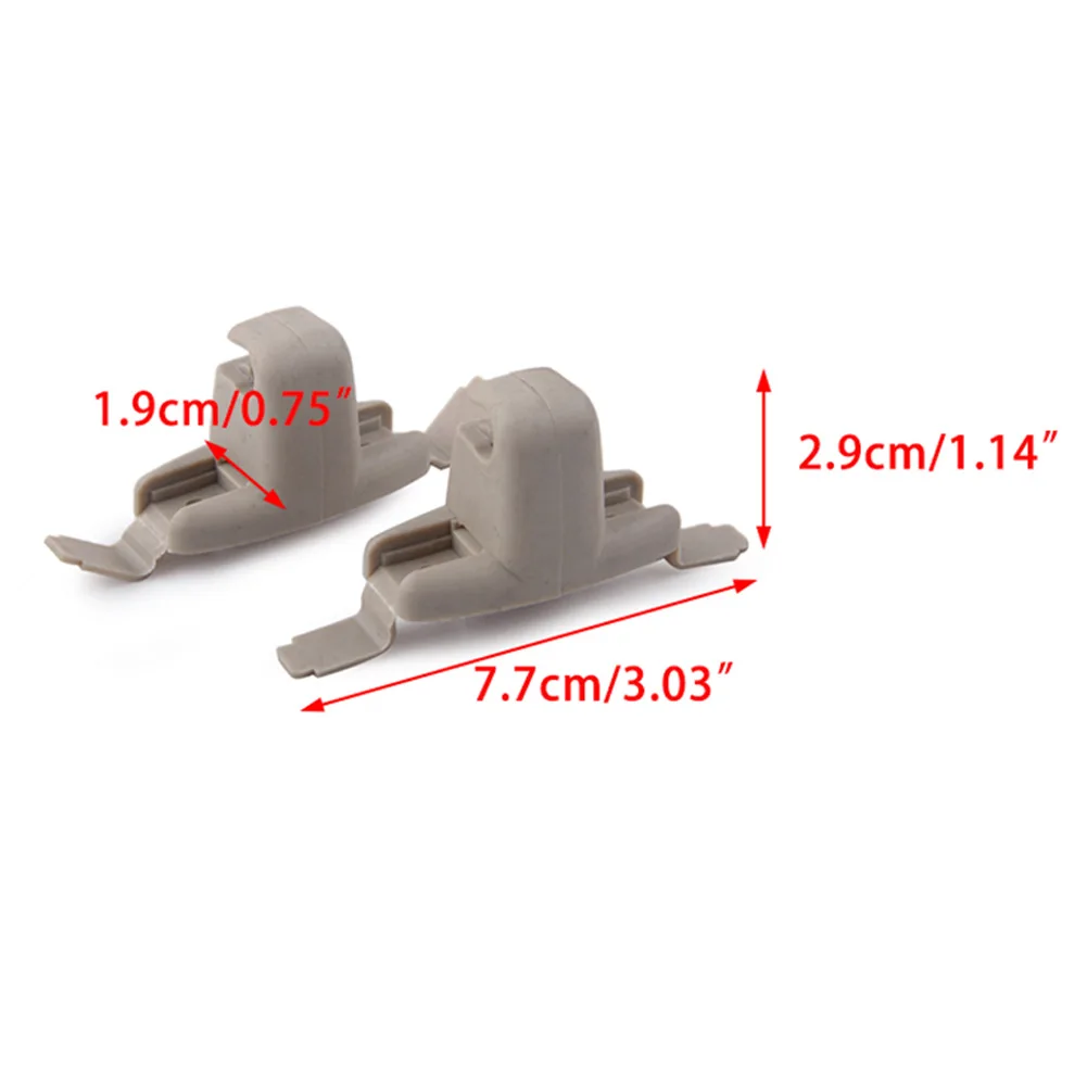 2x Grey Sun Visor Clip 51168243575 For BMW E46 M3 323Ci 328Ci 325xi 323i 330xi Car Accessories High-quality Clip Fasteners
2x Grey Sun Visor Clip 51168243575 For BMW E46 M3 323Ci 328Ci 325xi 323i 330xi Car Accessories High-quality Clip Fasteners
