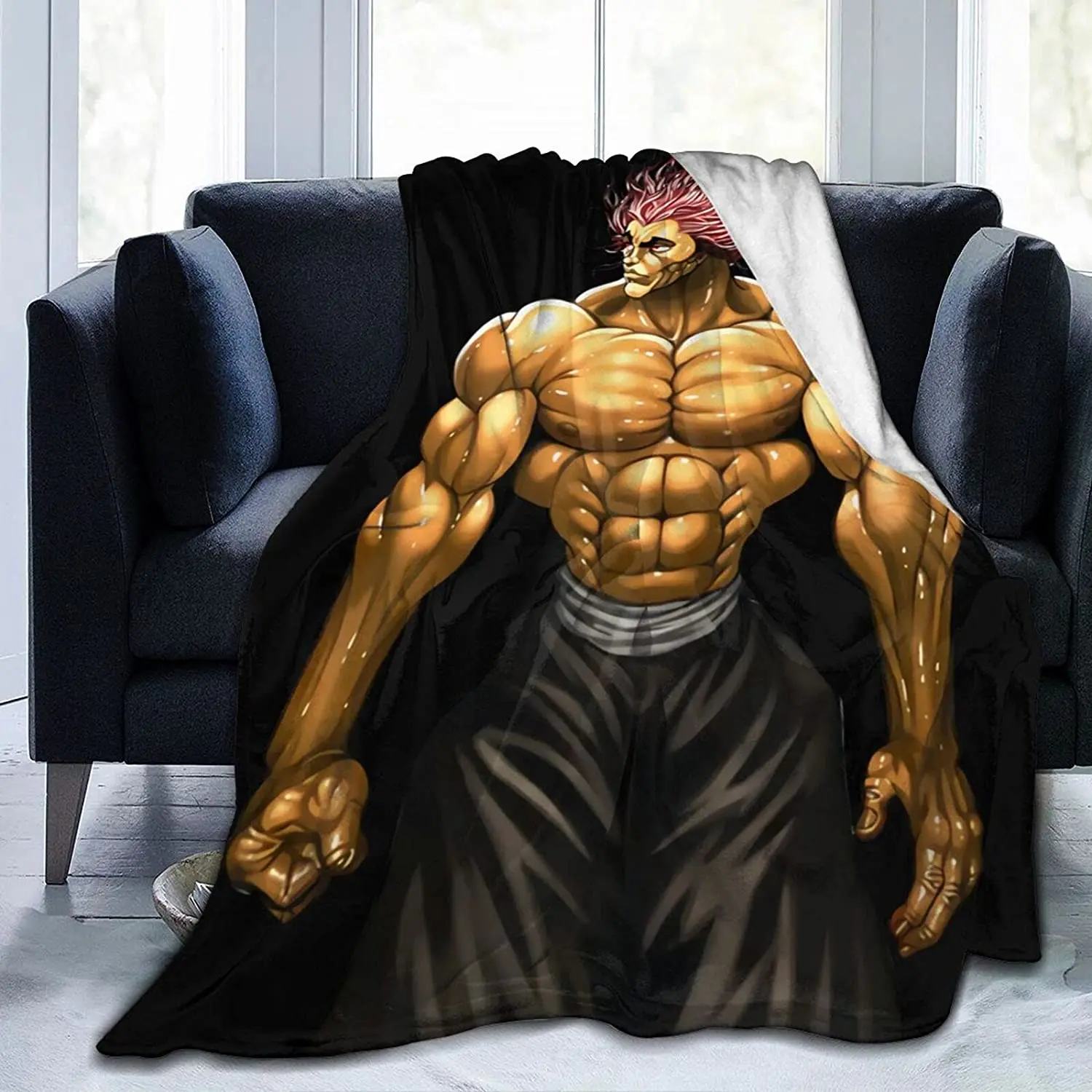 Yujiro Hanma Fluffy Soft and Comfortable Blanket, Anime Warm Embrace of Sympathy
Yujiro Hanma Fluffy Soft and Comfortable Blanket, Anime Warm Embrace of Sympathy