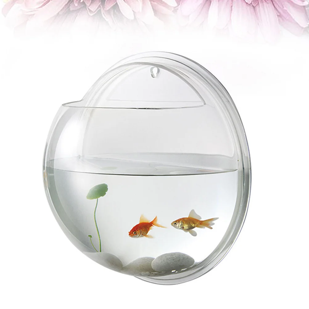 

Wall Fish Bowl Sphere Aquarium Hanging Glass Planter Small Tank Vases Mini Fishbowl Shaped