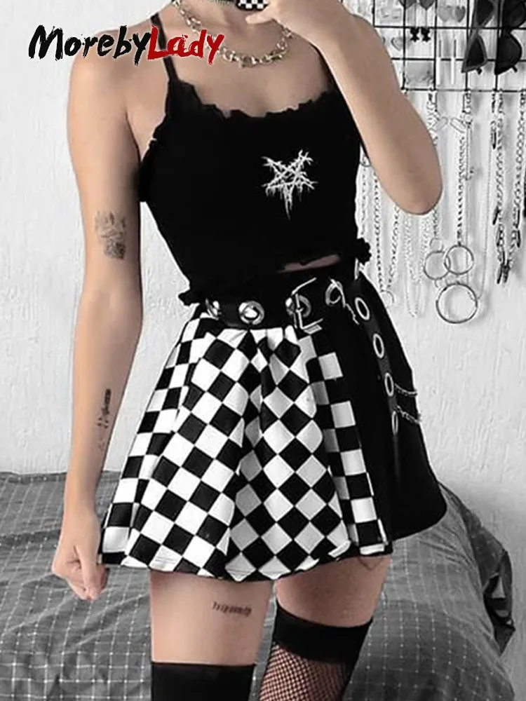 Готическая кружевная плиссированная мини-юбка Morebylady, женская короткая юбка-трапеция в стиле панк Y2k с высокой талией, винтажная уличная оде...
Готическая кружевная плиссированная мини-юбка Morebylady, женская короткая юбка-трапеция в стиле панк Y2k с высокой талией, винтажная уличная оде...