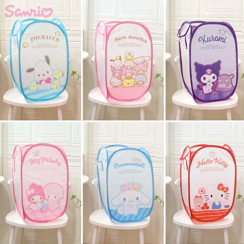 Sanrio Kawaii Hello Kitty Cinnamoroll корзина для хранения Милая мультяшная одежда складная корзина для хранения портативная корзина для хранения игрушек
Sanrio Kawaii Hello Kitty Cinnamoroll корзина для хранения Милая мультяшная одежда складная корзина для хранения портативная корзина для хранения игрушек