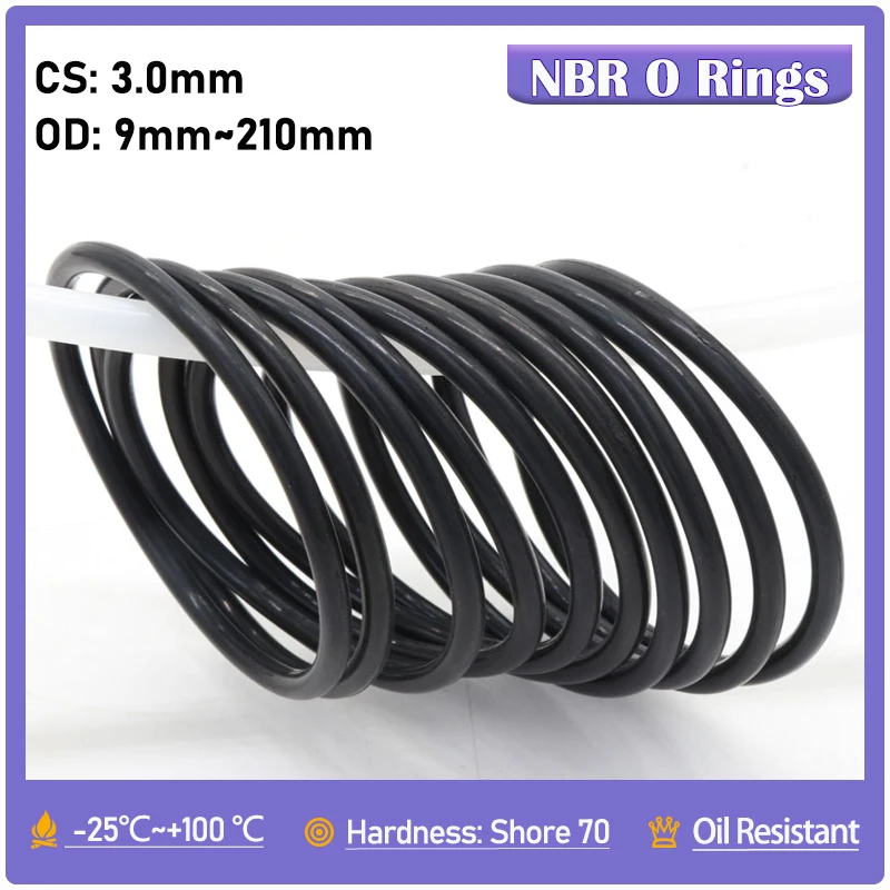 Черное уплотнительное кольцо NBR, толщина CS 3,0 мм, наружный диаметр 9 ~ 210 мм, кольцо из нитрил-бутадиеновой резины, устойчивое к высоким температурам уплотнительное кольцо, уплотнительная прокладка
Черное уплотнительное кольцо NBR, толщина CS 3,0 мм, наружный диаметр 9 ~ 210 мм, кольцо из нитрил-бутадиеновой резины, устойчивое к высоким температурам уплотнительное кольцо, уплотнительная прокладка