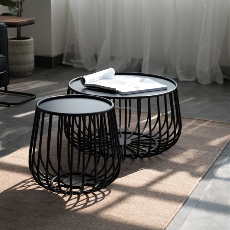 Nordic Black Iron Coffee Table For Living Room Industrial Creativity Table Small Apartment Round Tea Table Furniture Console HY
Nordic Black Iron Coffee Table For Living Room Industrial Creativity Table Small Apartment Round Tea Table Furniture Console HY