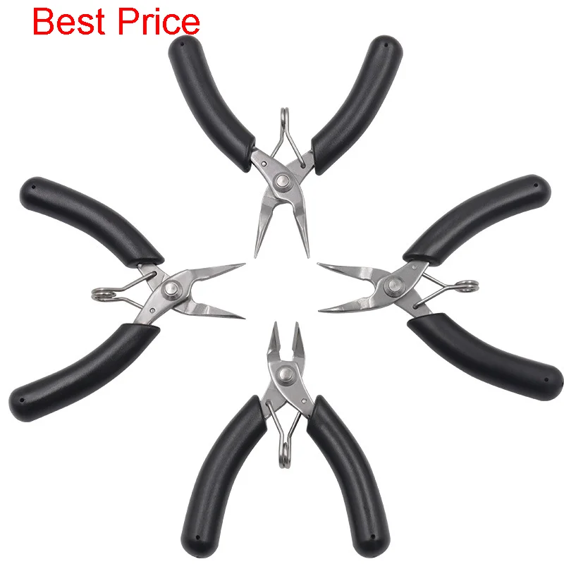 50Pcs/lot Pliers Stainless Steel Fine Toothless Pointed Nose Pliers Round Mouth Oblique Shear DIY Hand Winding Jewelry Tool
50Pcs/lot Pliers Stainless Steel Fine Toothless Pointed Nose Pliers Round Mouth Oblique Shear DIY Hand Winding Jewelry Tool