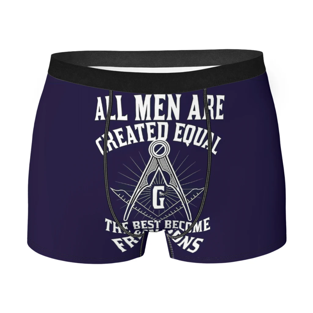 

Masonic Lodge 2B1 Ask1 Square Compass Mason Freemason Underpants Breathbale Panties Man Underwear Sexy Shorts Boxer Briefs