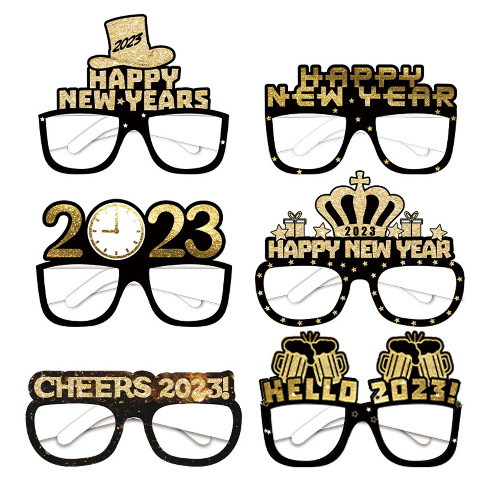 2023 New Year Glasses Glittery Paper Glasses Eve Festival Party Decor for Adults Kids Party Favors HEE889
2023 New Year Glasses Glittery Paper Glasses Eve Festival Party Decor for Adults Kids Party Favors HEE889