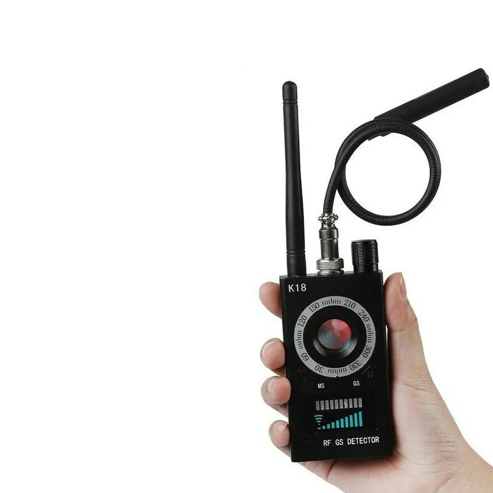 K18 Detector Multi-function Mini Audio Anti-spy Camera GSM Finder GPS Signal Lens RF Locator Tracker Detect Wireless CameraCC308
K18 Detector Multi-function Mini Audio Anti-spy Camera GSM Finder GPS Signal Lens RF Locator Tracker Detect Wireless CameraCC308