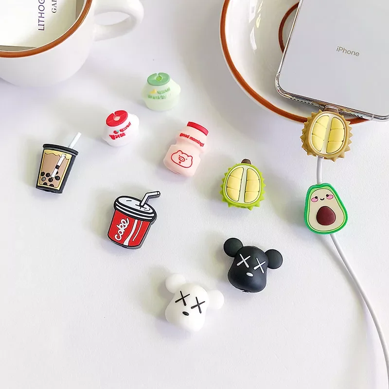 Cartoon 3D Fruit Drinks Cable Protector Anti-Breaking For iPhone Cable Soft Silicone Cute Data Line Protector Cable Winder
Cartoon 3D Fruit Drinks Cable Protector Anti-Breaking For iPhone Cable Soft Silicone Cute Data Line Protector Cable Winder