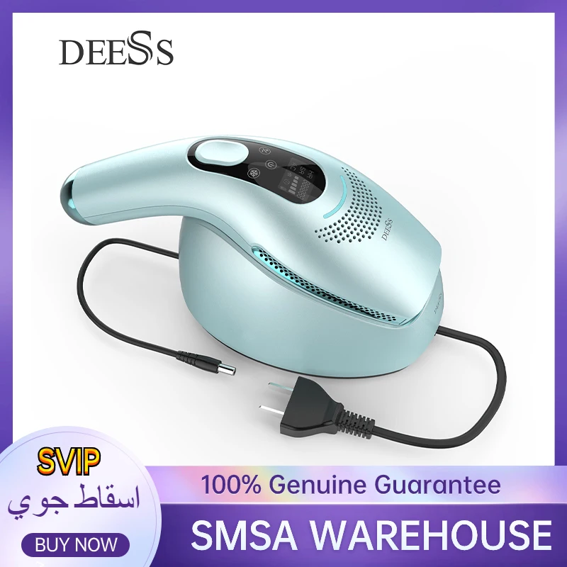 DEESS GP590 Laser Hair Removal Device IPL Epilator Machine Permanent Unlimited Flashes Suitable as a gift
DEESS GP590 Laser Hair Removal Device IPL Epilator Machine Permanent Unlimited Flashes Suitable as a gift