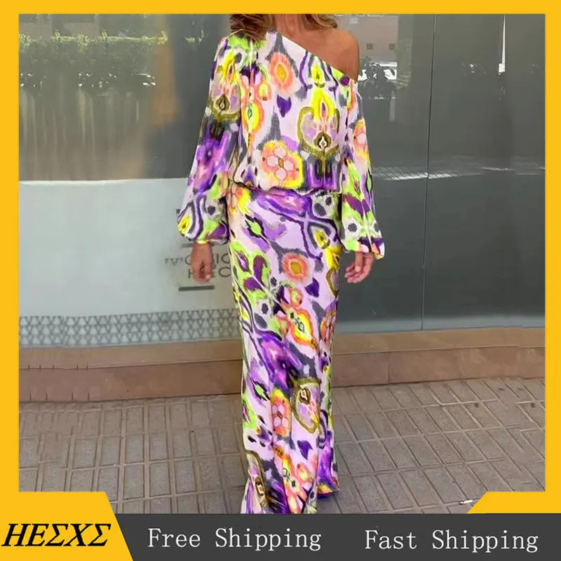 Vintage Pattern Print Women Suit Casual Diagonal Neck Long Sleeve Top And High Waist Skirt Suit Ladies Fashion Slim 2 Piece Sets
Vintage Pattern Print Women Suit Casual Diagonal Neck Long Sleeve Top And High Waist Skirt Suit Ladies Fashion Slim 2 Piece Sets