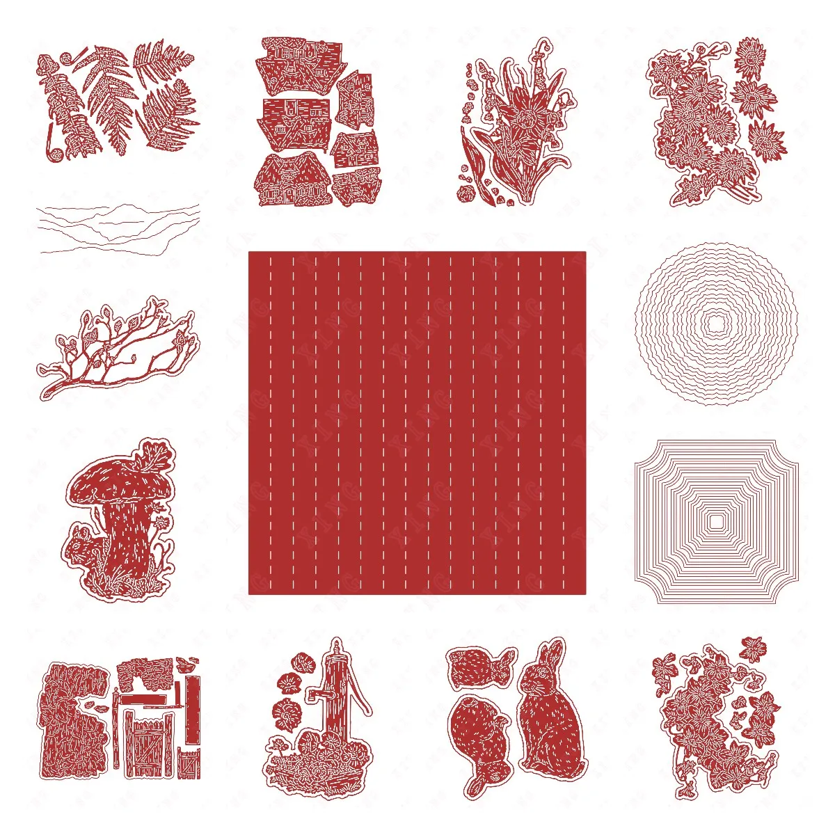 New Hill Circle Square Daffodil Daisy Ferns Panels Borders Cottontails Thimble Cottages Cresent Water Bloom Die Set Diy Cut Deco
New Hill Circle Square Daffodil Daisy Ferns Panels Borders Cottontails Thimble Cottages Cresent Water Bloom Die Set Diy Cut Deco