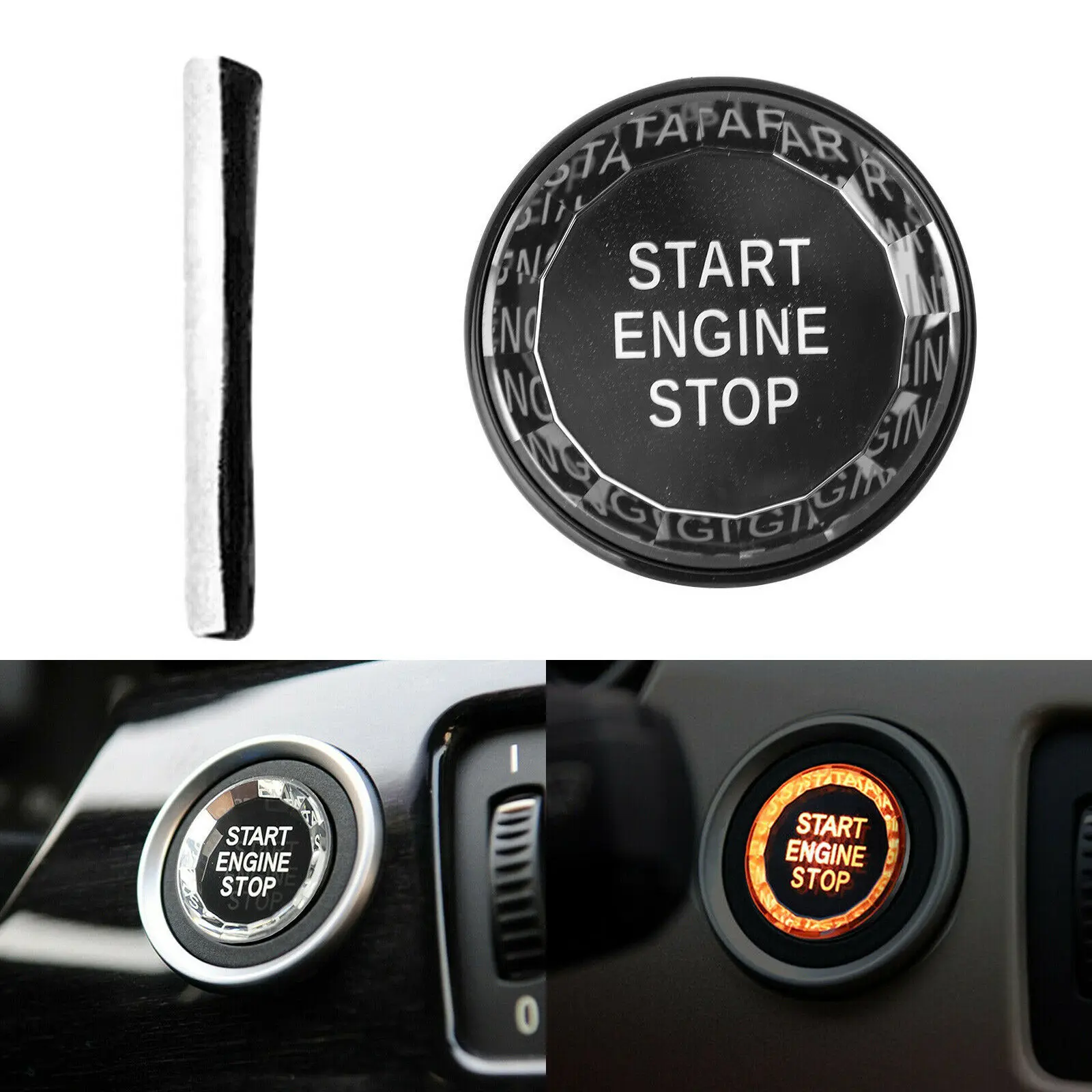 1pc Car Crystal Start Stop Switch Button Cover Auto Interior Accessories For BMW 1 3 4 6 7 8 Series E81 E21 E90 E28 E24 E23 E31
1pc Car Crystal Start Stop Switch Button Cover Auto Interior Accessories For BMW 1 3 4 6 7 8 Series E81 E21 E90 E28 E24 E23 E31