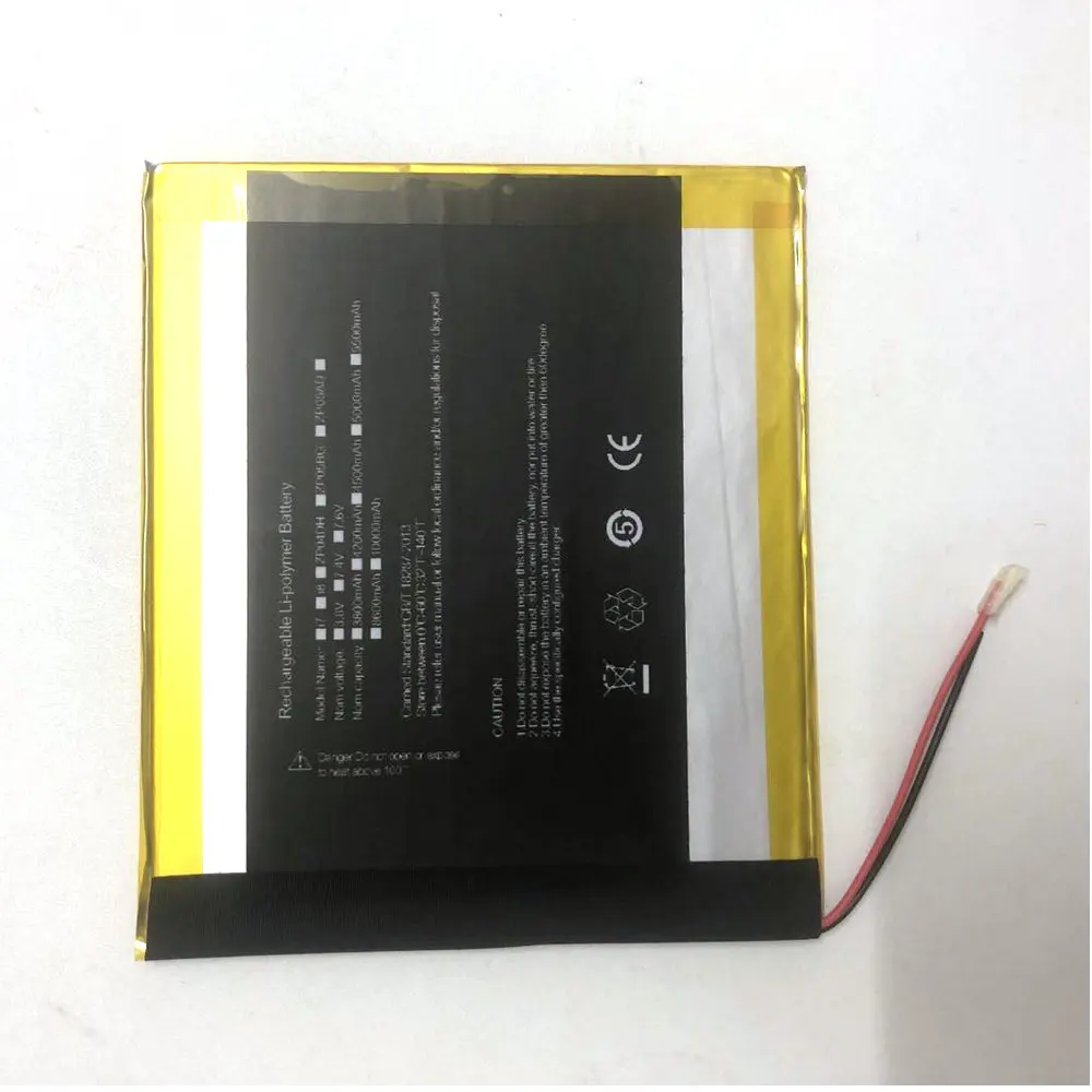 3.8v 7000mah battery for Teclast TPad 98 4G Tablet 98 Octa-core ID: M1E3 battery+Number tracking
3.8v 7000mah battery for Teclast TPad 98 4G Tablet 98 Octa-core ID: M1E3 battery+Number tracking